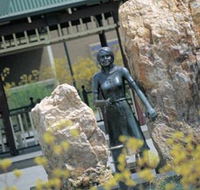 St Barbara Square and Statue - Rental Cars