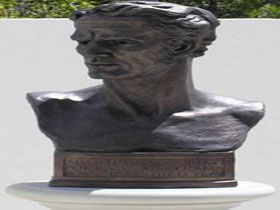 Adam Lindsay Gordon Bronze Bust - Rental Cars 0