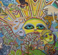 The Painting of Life by Mirka Mora - Rental Cars