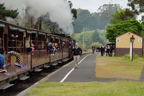 Day Tour Of Yarra Valley Puffing Billy And Rayners Orchard - Rental Cars 0